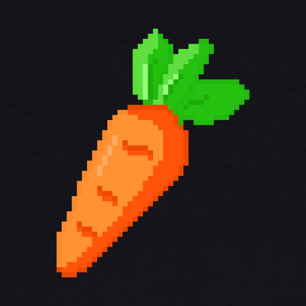 Pixel Art Carrot by Nuzula